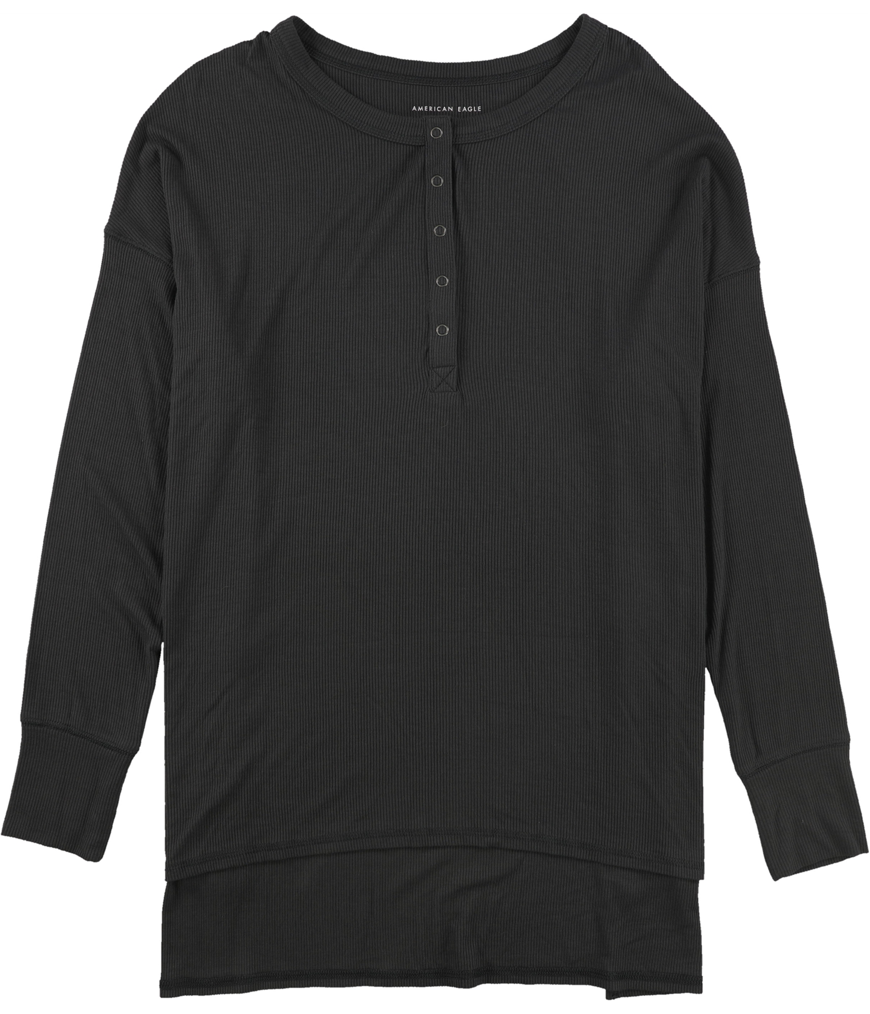 Женская однотонная рубашка Henley от American Eagle