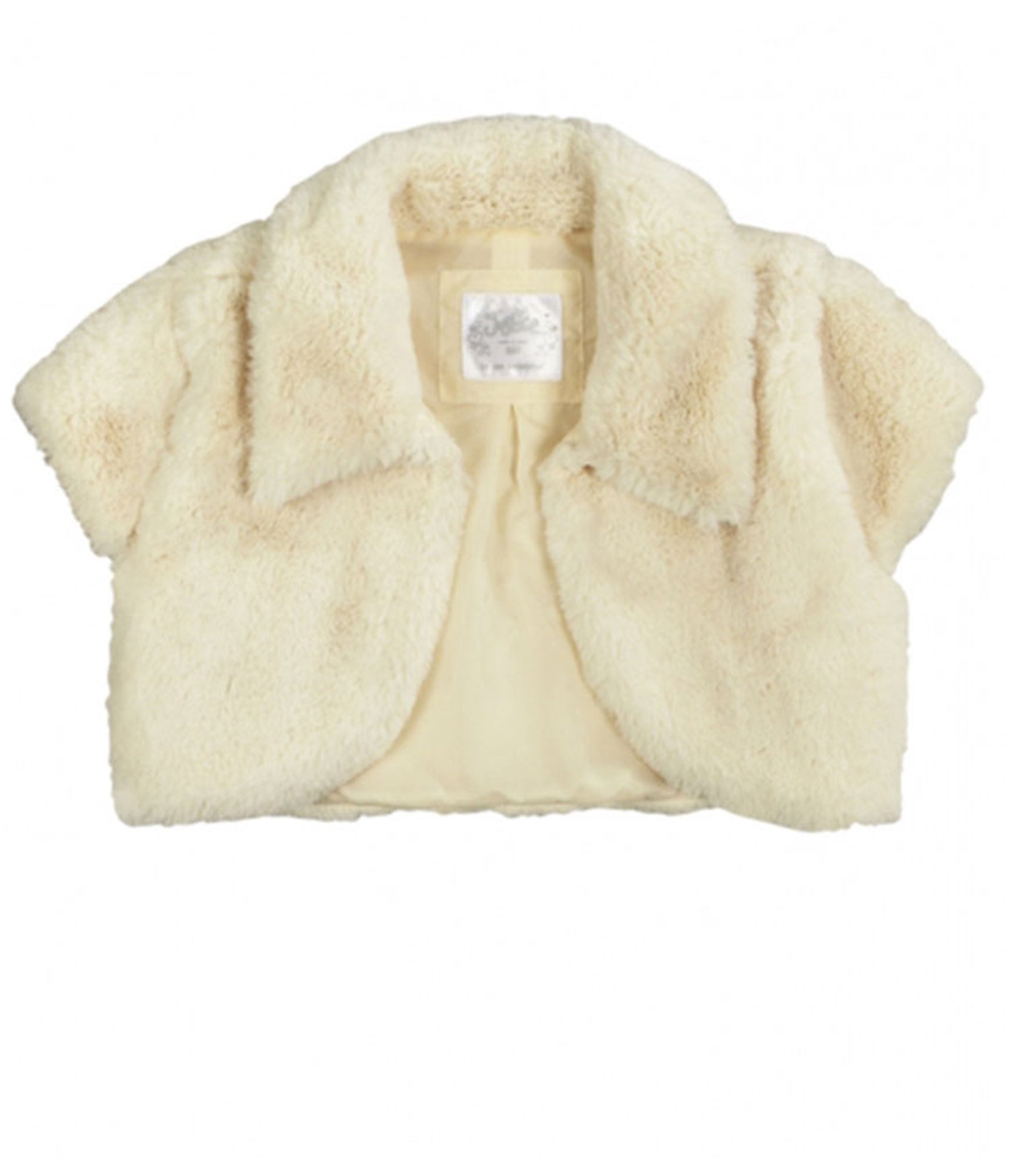 Justice Girls Faux Fur Bolero Jacket - Picture 2 of 5