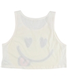 Forever 21 Womens Smiley Tank Top cream S