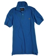 Ecko Unltd. Mens Wallburner Solid Color Rugby Polo Shirt brightblue XS