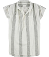 American Eagle Womens Stripe Button Down Blouse 300 XXS