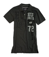 Ecko Unltd. Mens Ss Numeral Rugby Polo Shirt charclgry XS