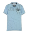 Ecko Unltd. Mens Raw And Uncut Eu 1972 Logo Rugby Polo Shirt