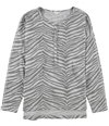 American Eagle Womens Animal Print Thermal Pajama Shirt 012 XS