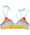 American Eagle Womens Stripe Bikini Swim Top 789 M