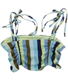 American Eagle Womens Stripe Bandeau Swim Top 588 XL