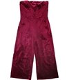 Lucy Paris Womens Strapless Velvet Jumpsuit brightpur S