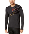 I-N-C Mens Panther Pullover Sweater htronyx L