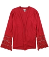 Charter Club Womens Lace Contrast Cardigan Sweater newredaamore L