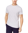 Club Room Mens Textured Stripe Basic T-Shirt brightwhite 2XL