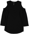 I-N-C Womens Ribbed Basic T-Shirt, TW8