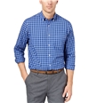 Club Room Mens Gingham Button Up Shirt waterdrop S