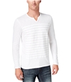 I-N-C Mens Embellished Basic T-Shirt whitepure M