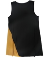Alfani Womens 2-Tone Shift Dress blackgold XL