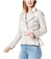 I-N-C Womens Embroidered Motorcycle Jacket, TW3