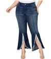 I-N-C Womens Fringe Flared Jeans