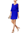 I-N-C Womens Cold-shoulder Sheath Dress brightblue XS