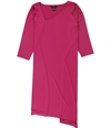 Alfani Womens Cutout Asymmetrical Dress modernberry 12