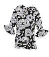 bar III Womens Floral-Print Mini Dress dahliadream XS