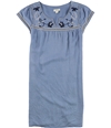 Style & Co. Womens Embroidered Shift Dress, TW2