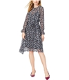 maison Jules Womens Floral A-line Dress blunotteco 0