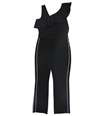 bar III Womens Varsity-Stripe Jumpsuit black 10