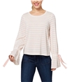 maison Jules Womens Striped Basic T-Shirt pinklily 2XL