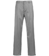 Greg Norman Mens Solid Flat Front Casual Trouser Pants medgray 32x30