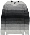 Alfani Mens Textured Ombre Pullover Sweater black 2XL