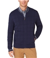 Club Room Mens Zip-Front Cardigan Sweater navy S