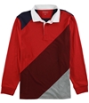Club Room Mens Chambray-Back Rugby Polo Shirt