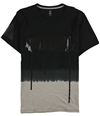 I-N-C Mens Foil Graphic T-Shirt tiramisu M