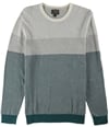 Tasso Elba Mens Colorblocked Supima Pullover Sweater pacificcombo L