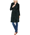 I-N-C Womens Solid Trench Coat