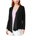 bar III Womens Contrast Cardigan Sweater deepblack XS