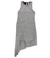 Bar Iii Womens Knit Asymmetrical Dress