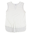 bar III Womens Mesh-Inset Embellished T-Shirt brightwhite XL