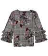 Alfani Womens Floral Pullover Blouse flrpwrply XL