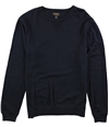 Tasso Elba Mens Lux Crew Neck Pullover Sweater darkblue M