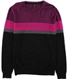 Alfani Mens Ottoman Striped Knit Sweater pink XL
