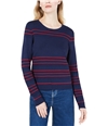 maison Jules Womens Textured Pullover Sweater navy XXS