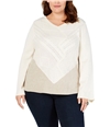 Style & Co. Womens Mixed Stitch Pullover Sweater