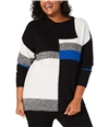 Style & Co. Womens Envelope-Neck Knit Sweater seacaptcombo 0X