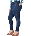 I-N-C Womens Racing Stripe Skinny Fit Jeans darkblue 14W/30