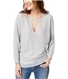I-N-C Womens Keyhole Metallic Pullover Sweater