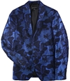 I-N-C Mens Floral Two Button Blazer Jacket, TW4
