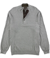Tasso Elba Mens Mock Neck Textured Pullover Sweater cloudyheather 2XL