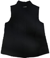 Charter Club Womens Velvet Outerwear Vest black 0X