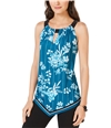 I-N-C Womens Floral Halter Blouse Top, TW2