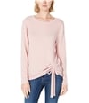 I-N-C Womens Ruched Side Pullover Sweater ltpaspink XL